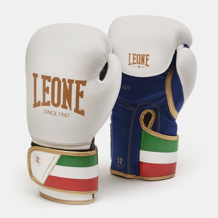 Produktbild Leone Boxhandschuh Italy Weiss GN039 (16 OZ, 10, 11, 12, 13)