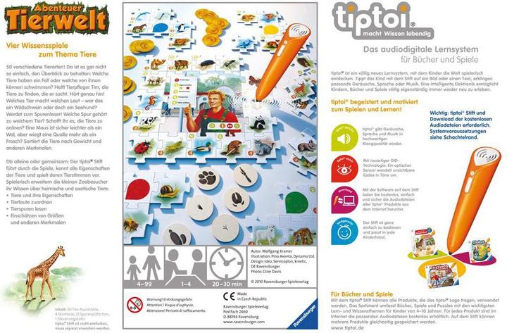 Produktbild tiptoi Abenteuer Tierwelt (Deutsch)