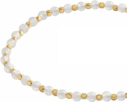 Actual product image Estella Bartlett Gemstone bracelet "Amelia" - Moonstone Love (20.80 cm, 18k gold-plated)