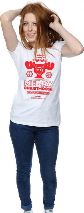 Immagine prodotto National Lampoon´s Vacation National Lampoon's Christmas Vacation Merry Christmoose Maglietta Donna (XL)