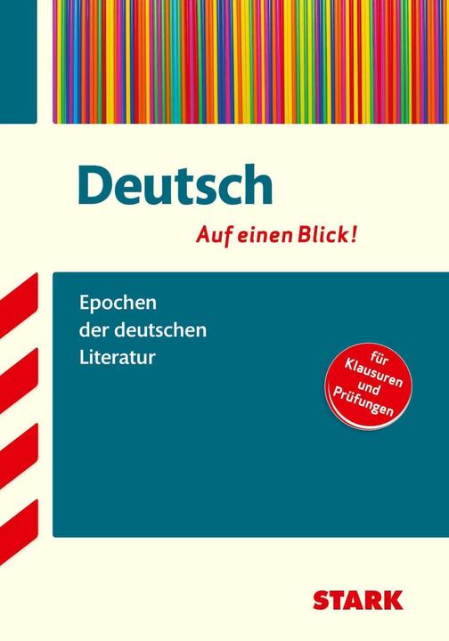 Actual product image Training Deutsch Gymnasium Epochen der deutschen Literatur (German, Markus Hille, 2018)