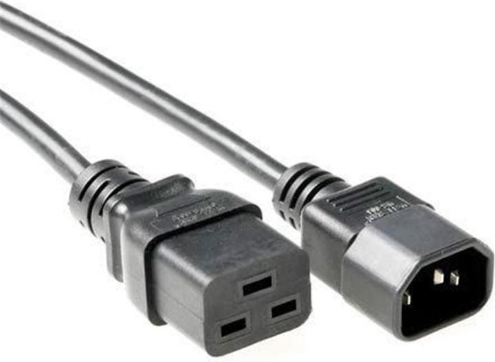 Actual product image MicroConnect PE0191450 Power cable black 5 m C19 coupler C14 coupler (5 m, C19)