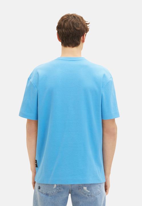 Produktbild Tom Tailor T-Shirt Kurzarmshirt structured mit Brusttasche (XL)