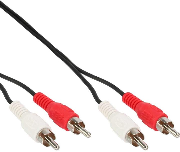 Intos 2 x RCA Male to 2 x RCA Male Cable, 5 m (5 m)