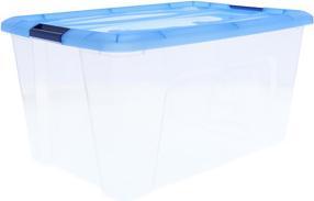 Produktbild Iris Clear NTB Aufbewahrungsbox 45,0 l transparent, blau 39,5 x 57,5 x 30,5 cm (45 l)