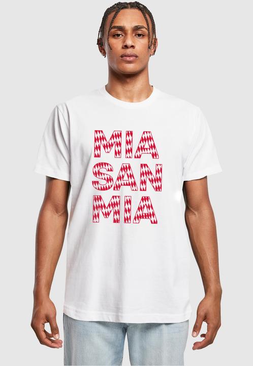 Actual product image FC Bayern München MSM Outline Red T-Shirt Round Neck - 113327 (XL)