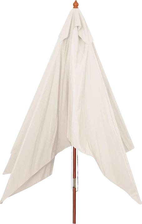 Image du produit Swisshandel24 Parasol, Parasol de marché, 3x4m polyester/bois 6kg - crème (4 m)