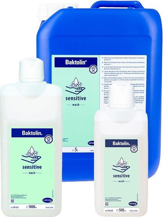 Actual product image Baktolin sensitive washing lotion Lot (Liquid soap, 500 ml)