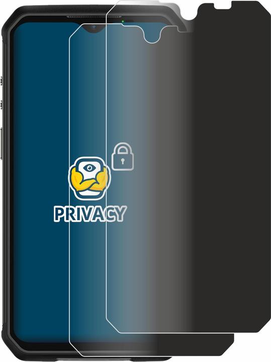 Actual product image BROTECT Anti-spy privacy film Blue light protection film (2 Piece, Ulefone Armor 9)