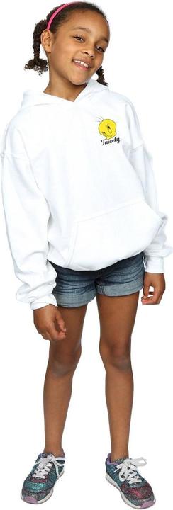 Actual product image Looney Tunes Girls Tweety Pie Head Hoodie (128)
