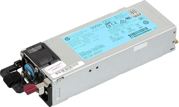Actual product image HPE 500W Flexible Slot Platinum Hot Plug Power Supply 500W Grey (500 W)