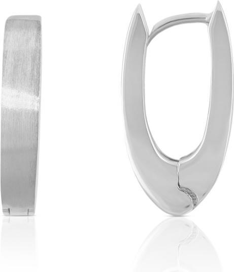 Actual product image Muau Creoles (White gold)
