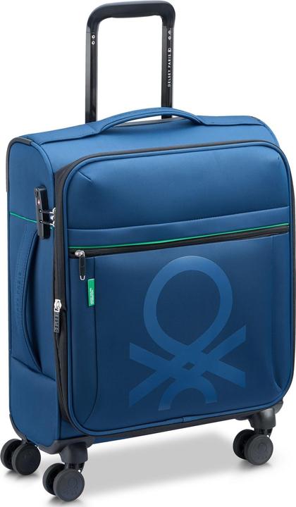 Image du produit Delsey ParisxUnited Colors of Benetton Color Block 4 roues trolley cabine S 55 cm avec soufflet d'extension (43 l, Bagage à main (jusqu'à 50l))