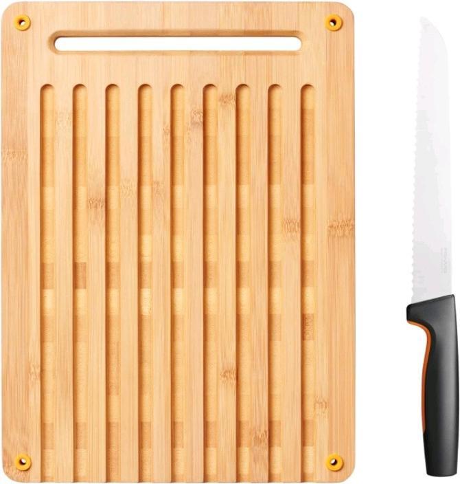 Produktbild Fiskars Functional Form Schneidebrett und Brotmesser Set