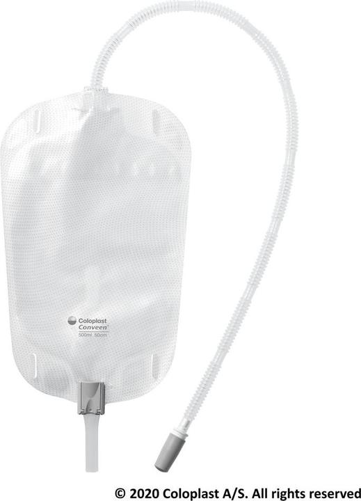 Actual product image Conveen Security Plus Leg Bag 350ml 30cm Back Valve