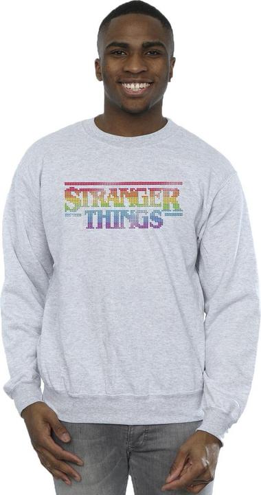 Produktbild Netflix Stranger Things Rainbow Dot Logo Sweatshirt (S)