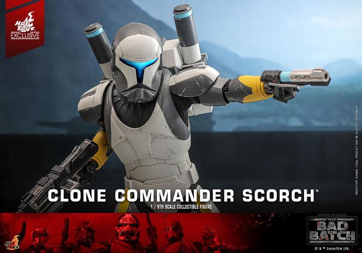 Image du produit Hot Toys Star Wars - The Bad Batch Clone Commando Scorch Exclusive Actionfigur