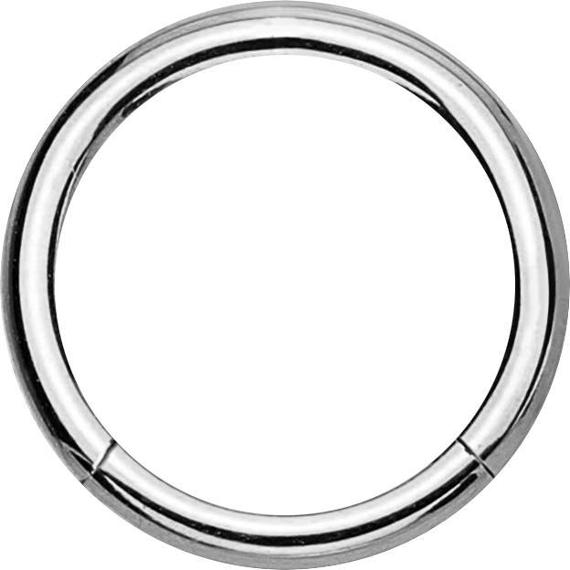 Star Piercing Sterlier Micro Segmentring klappbar silber (Titan G23, ohne Messing)