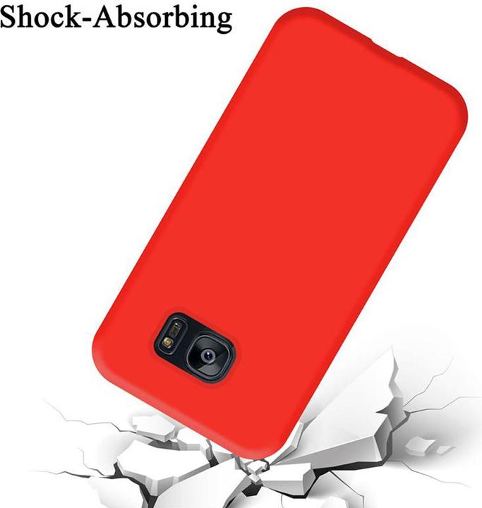Actual product image Cadorabo TPU Liquid Silicone Case Cover (Samsung Galaxy S7 Edge)