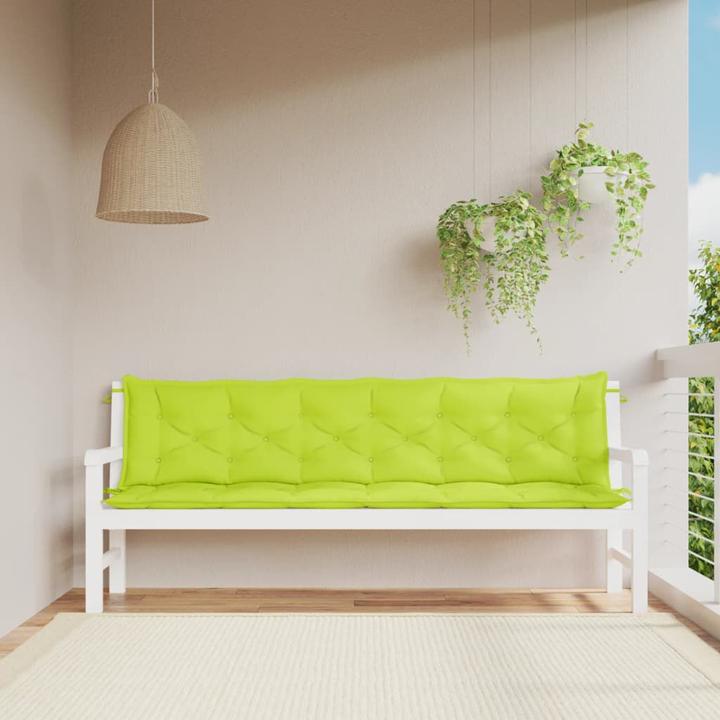 Produktbild VidaXL Gartenbank-Auflagen 2 Stk. O x ford-Gewebe (200 x 50 x 7 cm)