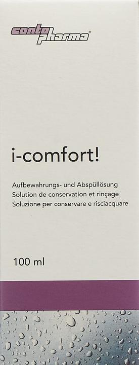 Immagine prodotto Contopharm Soluzione di conservazione e risciacquo i-comfort! i-comfort! (Cura dura delle lenti, 100 ml)