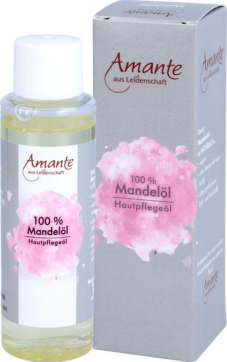 Actual product image Almond oil 100 % pure - Amante skin care oil, 100 ml OEL (Body oil, 100 ml)
