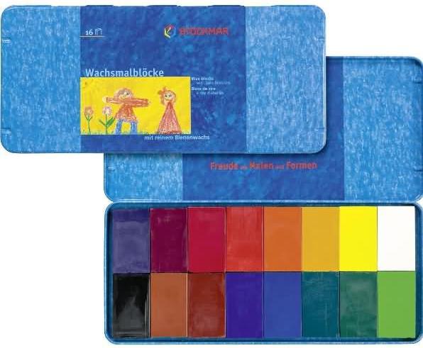 Produktbild Stockmar Wachsmalblock (Mehrfarbig, 16 x)