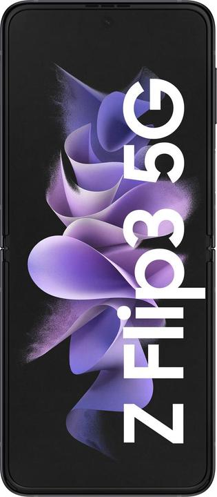 Produktbild Samsung Galaxy Z Flip3 5G EU (128 GB, Phantom Black, 6.70", SIM + eSIM, 12 Mpx, 5G)