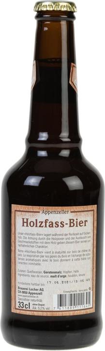 Produktbild Appenzeller Bier Holzfass Bier (15 x 33 cl)