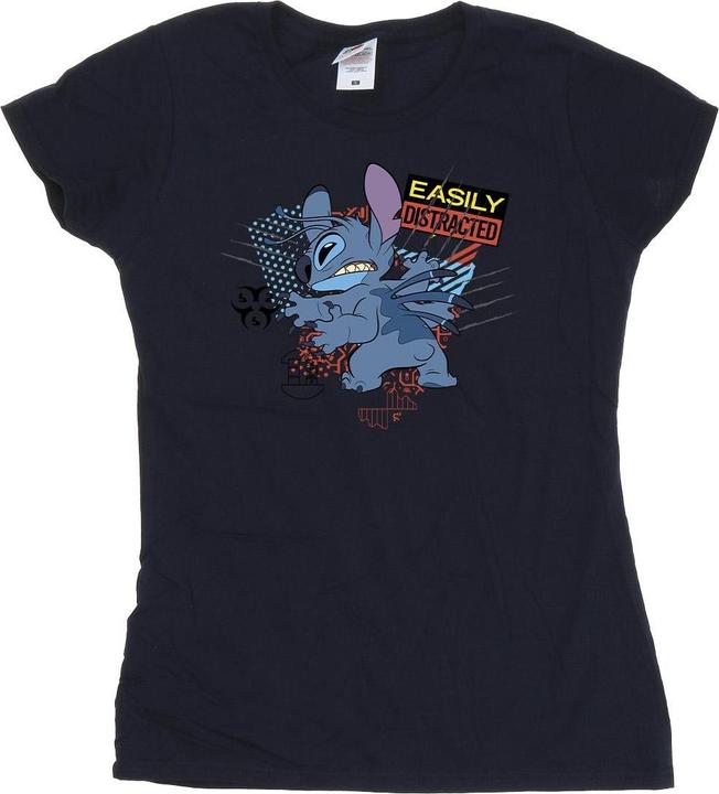Immagine prodotto Disney Lilo And Stitch Easily Distracted Maglietta Donna (XL)