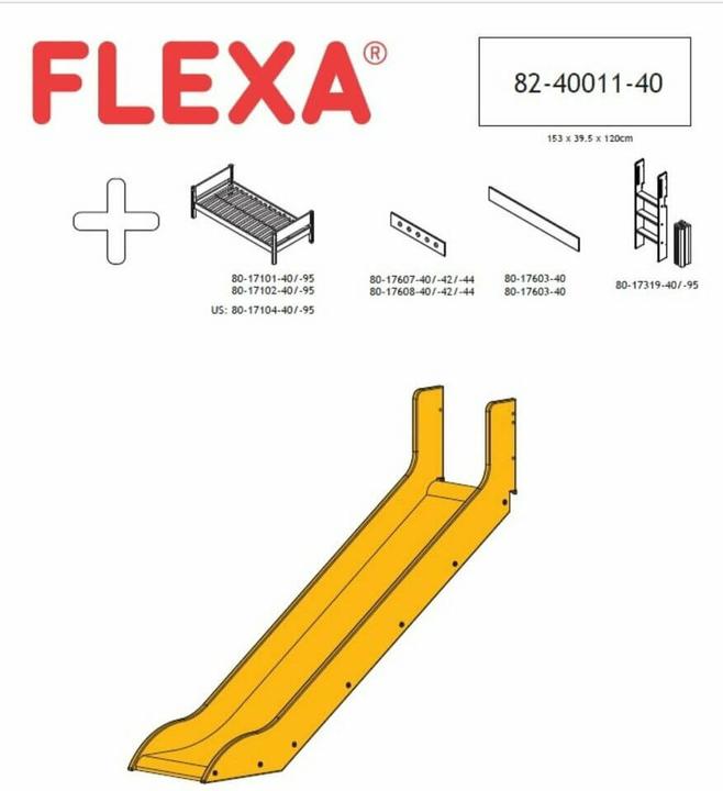 Produktbild Flexa Rutsche für halbhohes Bett