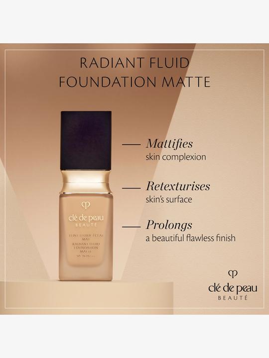 Produktbild Clé De Peau Radiant Fluid Foundation Matte I10 (I10 - Very Light Ivory)