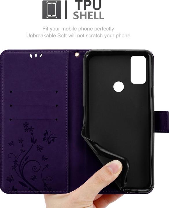 Immagine prodotto Cadorabo Copertina del libro a fiori (Alcatel 1S (2021))