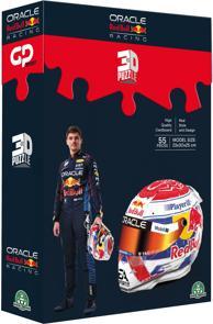 GP Sport Puzzel 3D Formule 1 Helm Max Verstappen 30X25X23 Cm (55 onderdelen)