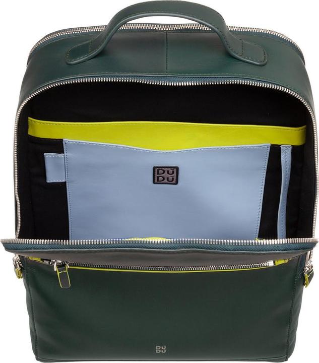 Actual product image Dudubags Baltimora - Leather Backpack 13" Mangrove (10 l)