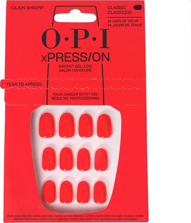 Immagine prodotto OPI Xpress/On Nail Art (Unghie artificiali, Rosso)