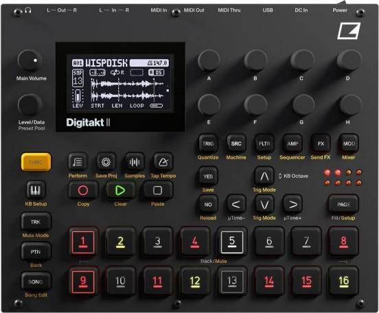 Actual product image Elektron Digitakt II