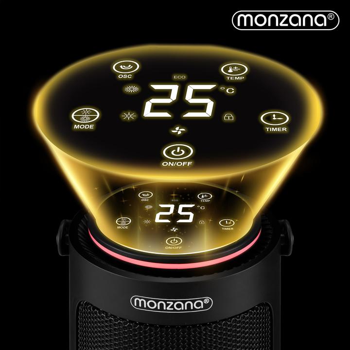 Actual product image Monzana Fan heater (2000 W)
