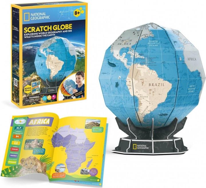 Cubicfun Puzzle 3D National Geographic Globus (21 Teile)
