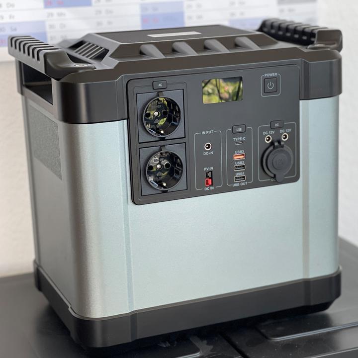 Actual product image AccuCell Portable Powerstation LiFePo4 XXL (2000 Wh, 21 kg)