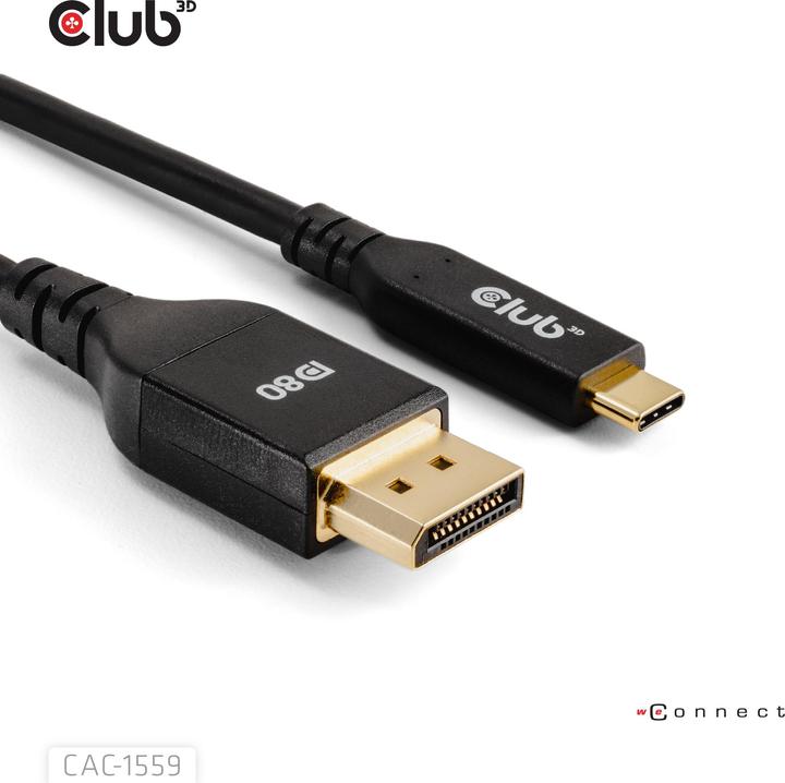 Immagine prodotto Club 3D USB Tipo C - DisplayPort (1 m, USB tipo C, DisplayPort)