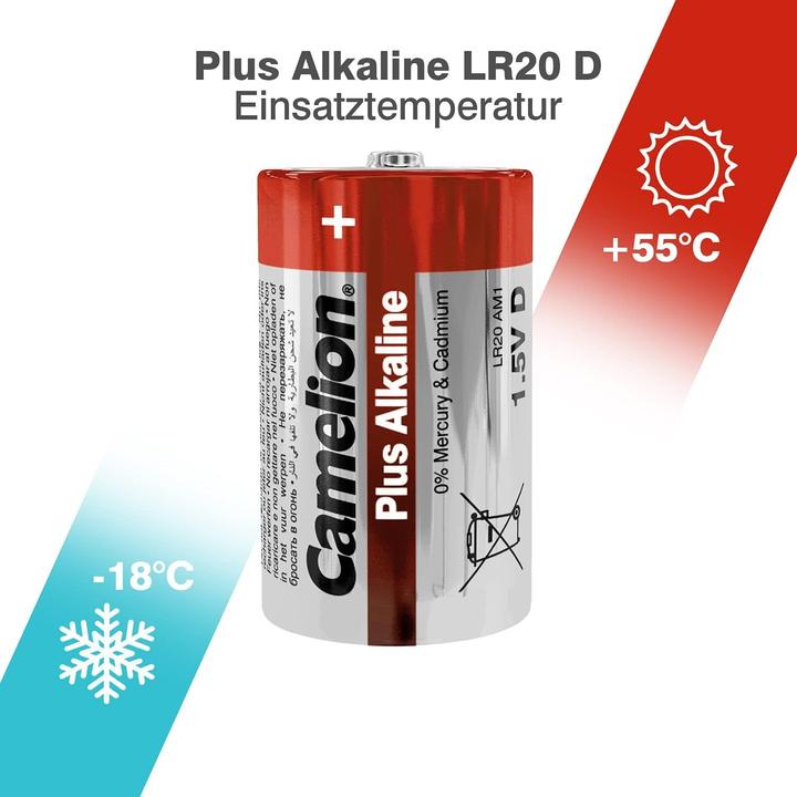 Produktbild Camelion Batterien Knopfzelle LR 44 Alkaline (2 Stk., LR44, 105 mAh)