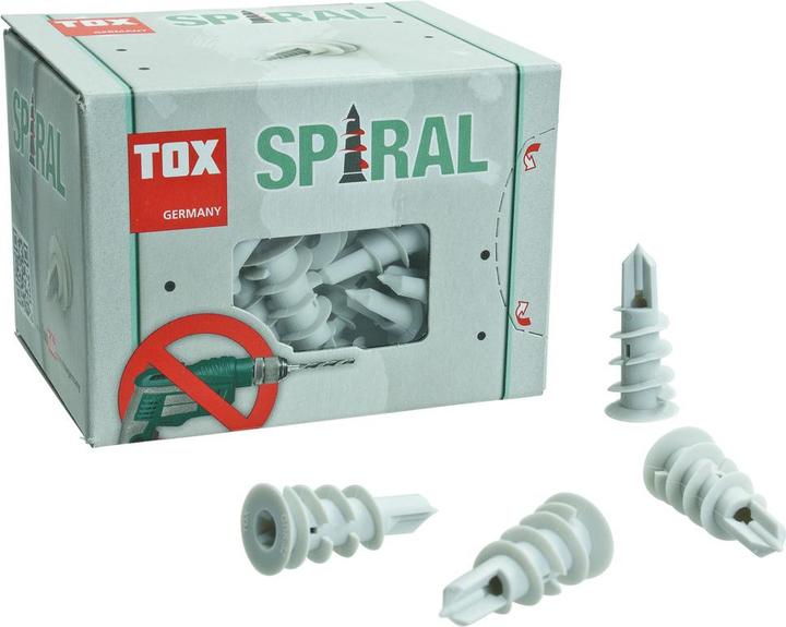 Image du produit Tox Chevilles pour plaques de plâtre Spiral (50 pcs)