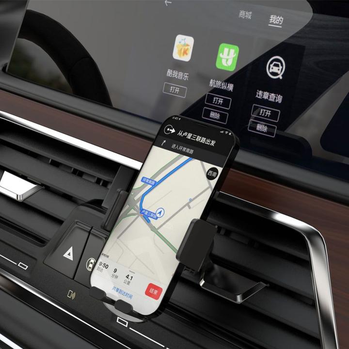 Produktbild Dudao F8Max phone holder for air vent (black)