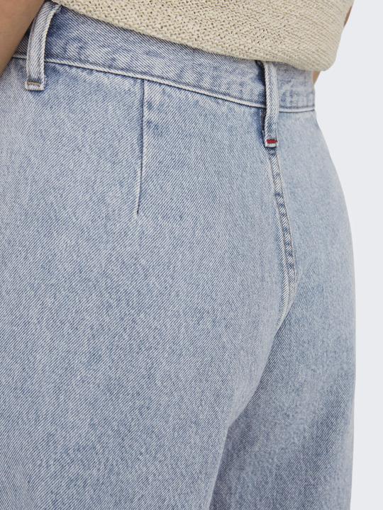 Produktbild Only ONLLA Hohe Taille Weiter Beinschnitt Jeans-Shorts Jeans-Shorts (XL)