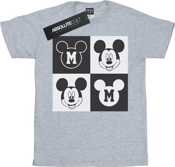 Disney Mickey Mouse Smiling Squares TShirt (XXL)