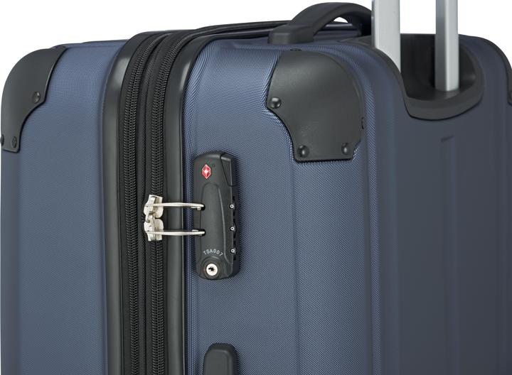 Immagine prodotto Travelite Set di valigie 2 pezzi navy (194 l, M (50 - 90l), L (90 - 115l))