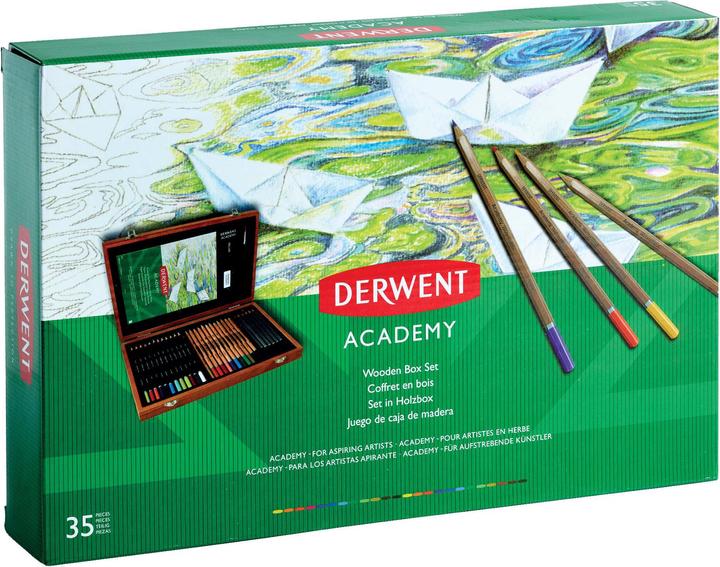 Immagine prodotto Derwent Valigetta di pittura Academy (Multicolore, 35 x)
