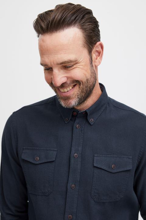 Image du produit FQ1924 FQSteven brushed twill LS shirt - Chemise - 21900516 (XXL)