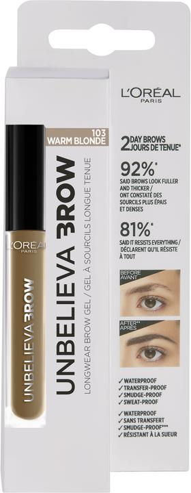 Actual product image L'Oréal Paris Unbelieva Brow (103 Warm Blonde)